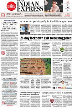 The New Indian Express Chennai - April 3rd 2020