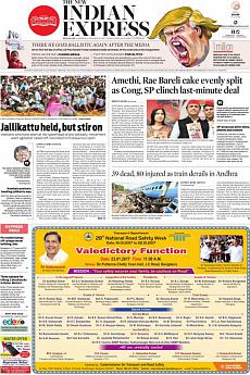 The New Indian Express Bangalore - January 23rd 2017