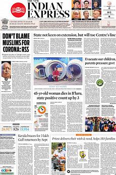 The New Indian Express Bangalore - April 27th 2020